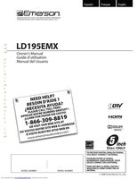 EMERSON LD195EMXOM Operating Manuals